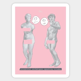 Aphrodite and David speak volumes Magnet